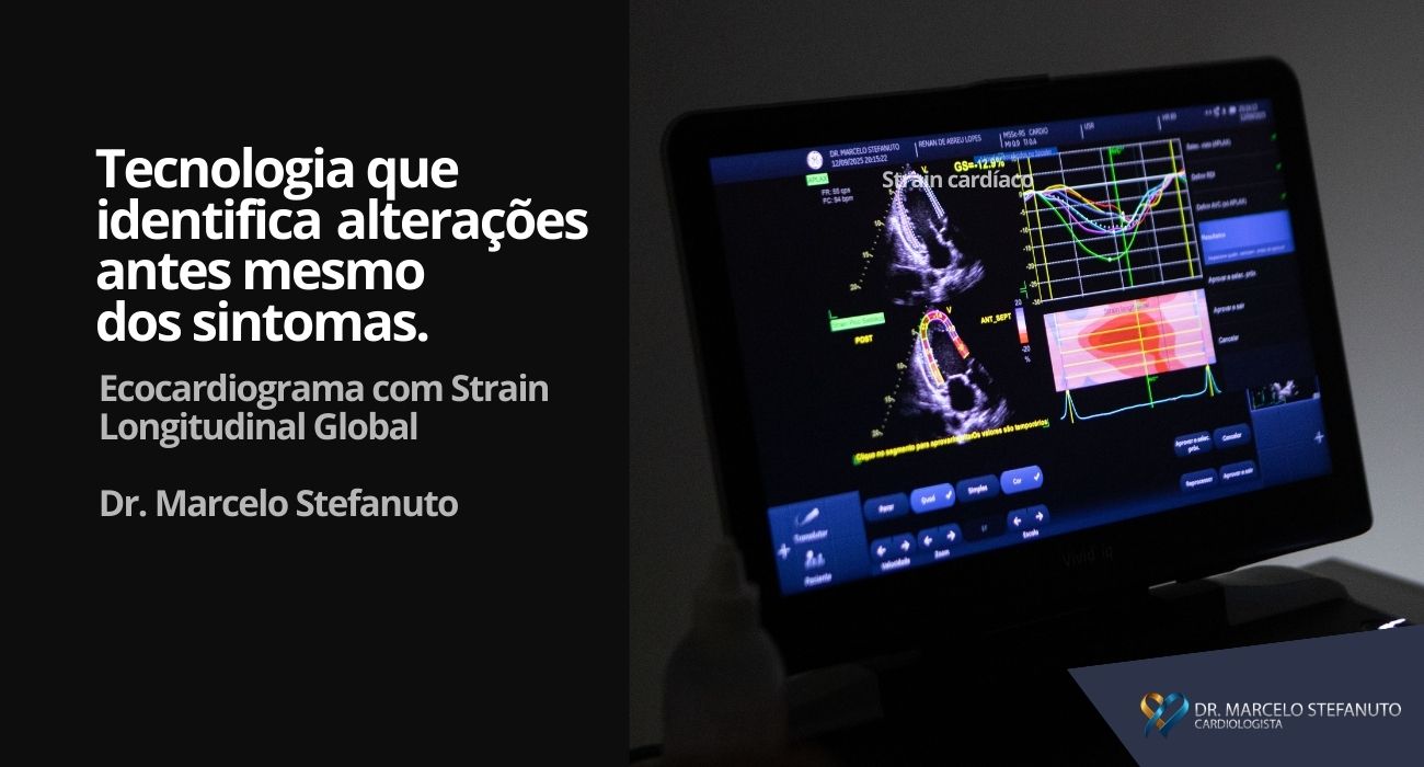 Ecocardiograma com Strain Longitudinal Global em Jaú SP Dr. Marcelo Stefanuto